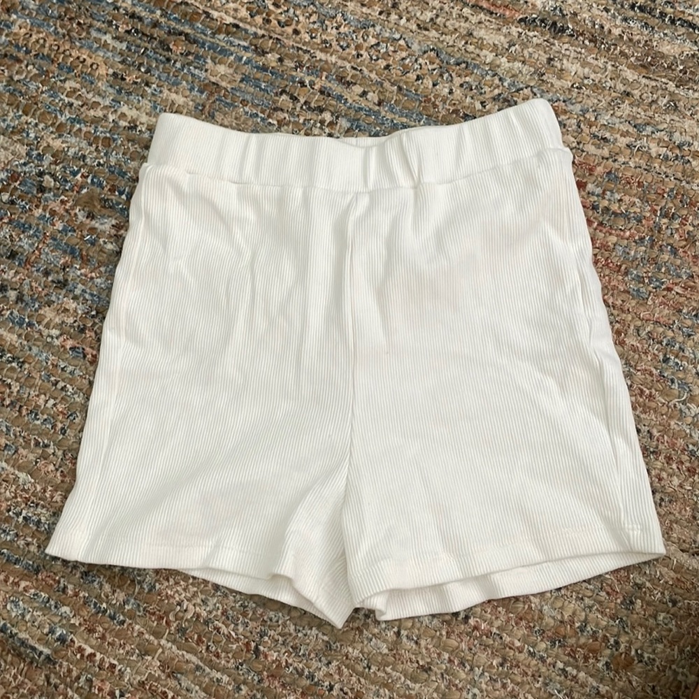 Princess Polly white shorts